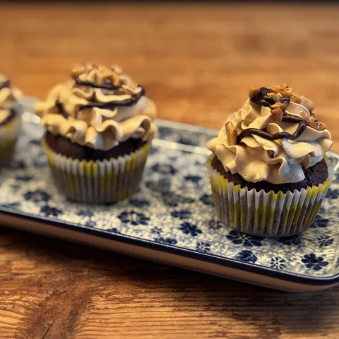 Chocolade Pindakaas Cupcake main