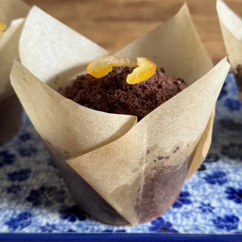 Chocolade Sinasappel Muffin main